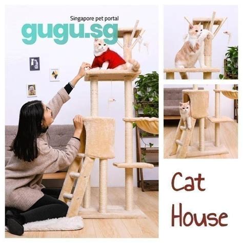 Cat House / Cat Tree / Cat Condo, Pet Supplies, Homes & Other Pet ...