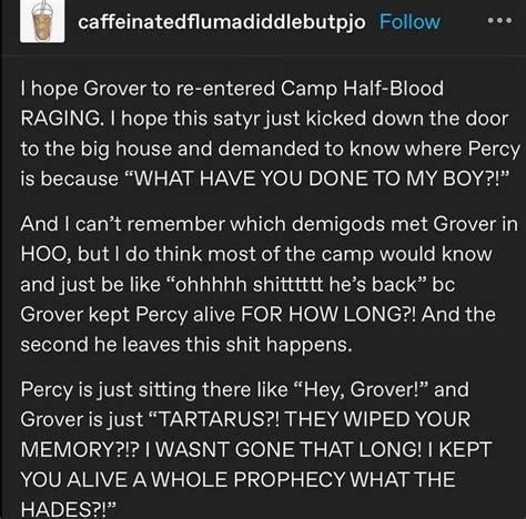 grover underwood | Percy jackson characters, Percy jackson quotes, Percy jackson art