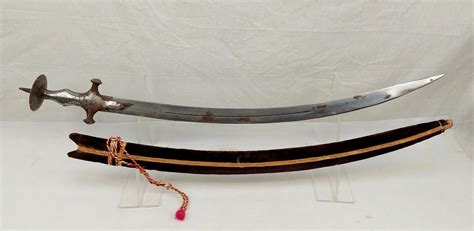 Indian Tulwar And Scabbard - Sally Antiques