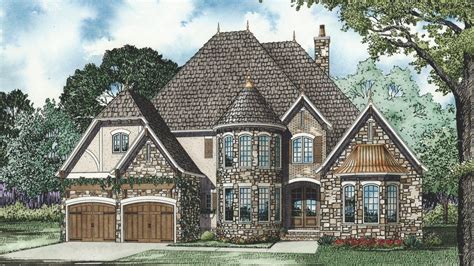 House Plan NDG 1214 (Stone Castle) Visual Open House | Castle house ...