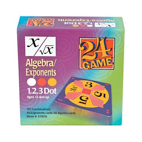 24® Game: Algebra/Exponents - Games, Puzzles and Toys | EAI Education