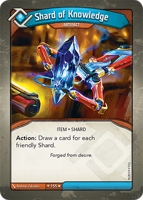 Shard of Knowledge - Archon Arcana - The KeyForge Wiki