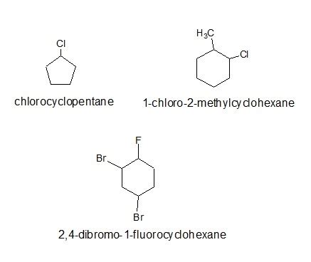 How do you name cycloalkanes with halogens? | Socratic