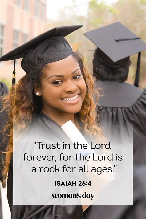 bible verses for graduation- Isaiah 26:4 Isaiah 26 4, Psalm 20, Proverbs 16, Graduation Bible ...