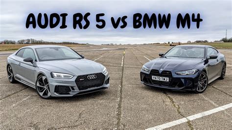 Drag Race - New BMW M4 vs Audi RS 5 & Track Battle | 4K - YouTube