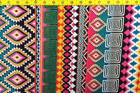 ITY Print Fabrics 'Tribal Print (Multicolor)' Price: $4.8/Yard Ity Fabric, Print Fabrics ...