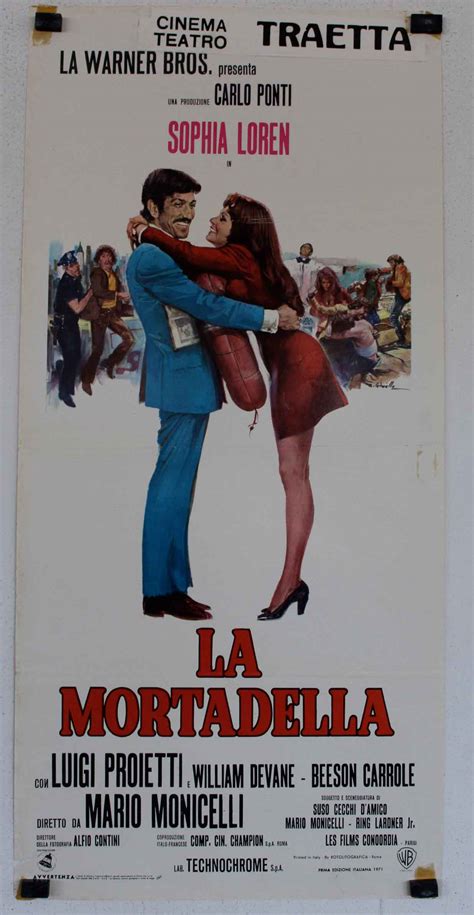 "MORTADELA" MOVIE POSTER - "LA MORTADELLA" MOVIE POSTER