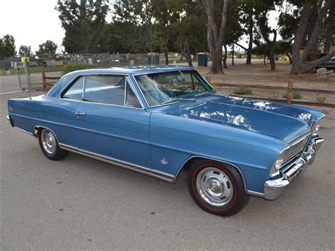 1966 Marina Blue Nova SS L79 Coupe, Fully Restored, M21 4-Spd, 3 Owner - Classic Chevrolet Nova ...