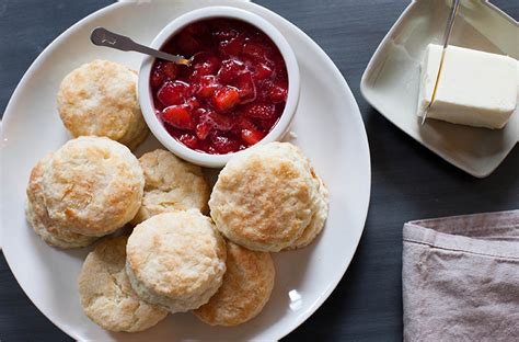 Homemade Biscuits with Strawberry Jam - Extra Helpings