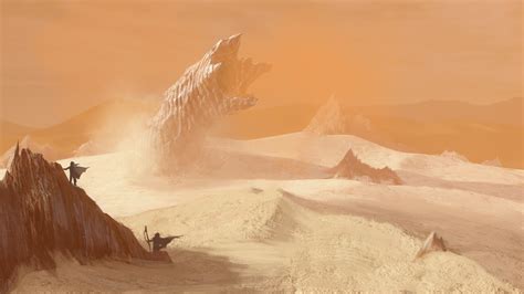 Digital painting of Arrakis : r/dune