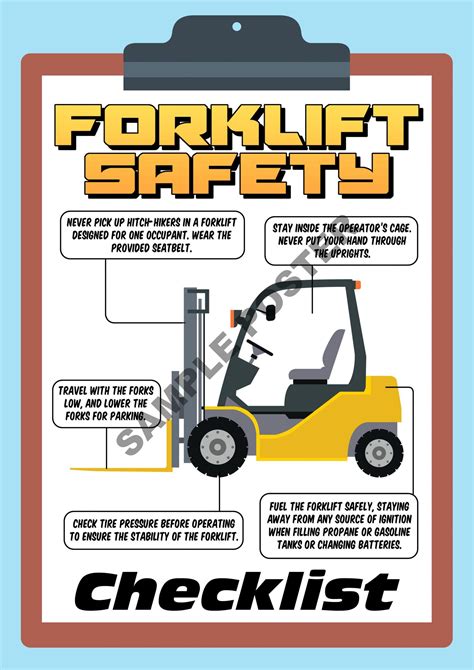 Printable Forklift Safety Checklist