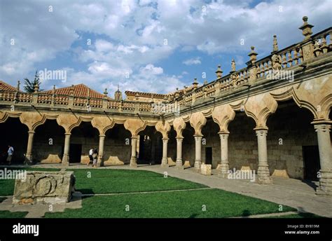 University of Salamanca courtyard, Salamanca, Spain Stock Photo - Alamy