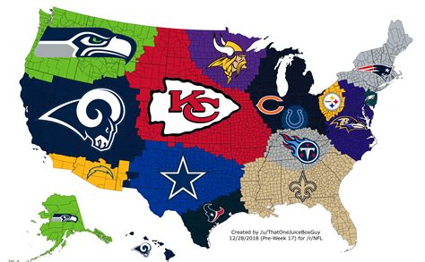 Nfl Game Coverage Map Week 17