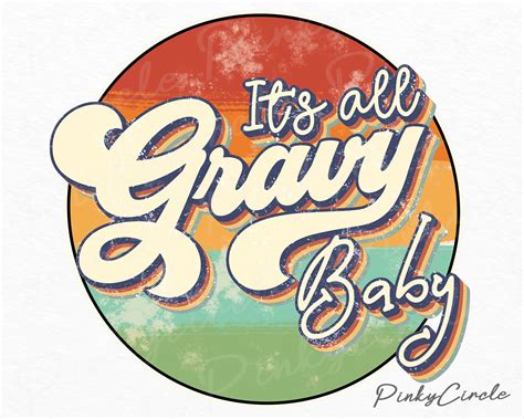 Retro Its All Gravy Baby Vintage Sublimation Png | Etsy