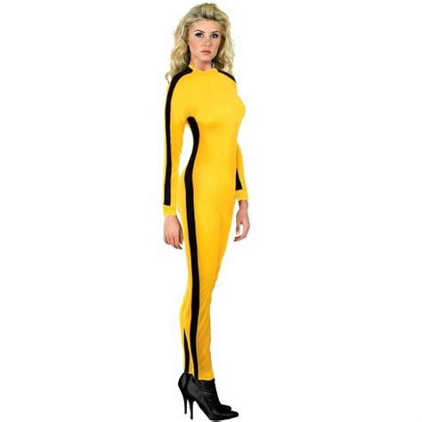 Bruce Lee Bruce Lee Yellow Jumpsuit Women's Adult Costume, Small : Target