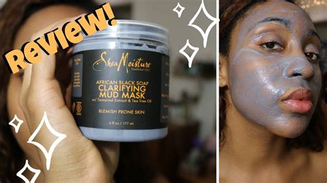 Shea Moisture African Black Soap Clarifying Mud Mask - YouTube