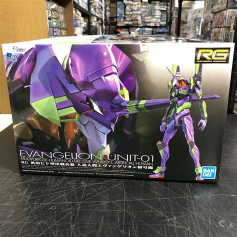 Bandai Evangelion RG EVA-01 Unit-01 Model Kit, Hobbies & Toys, Toys ...