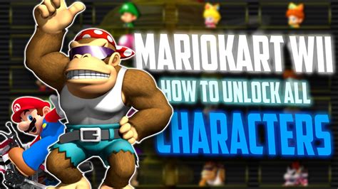 Mario Kart Wii - How to Unlock All Characters (2023) - YouTube