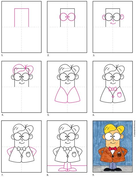 Easy Cartoon Characters To Draw Step By Step