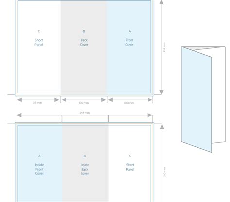 A4 Tri fold Brochure Template - Allprinting Brisbane