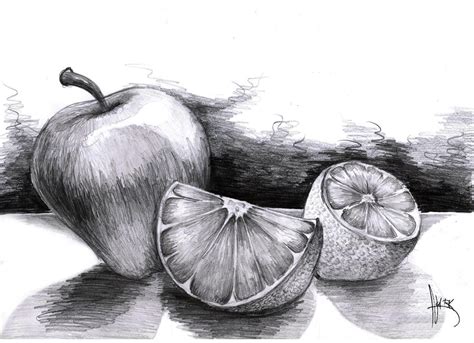 Fruit - Pencils by Eisenholdt on DeviantArt