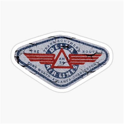 Delta Airlines Stickers | Redbubble