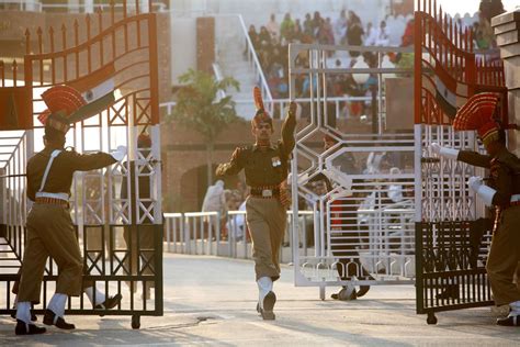 At India's Wagah Border, Flags and Patriotism