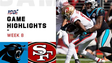 Panthers vs. 49ers Week 8 Highlights | NFL 2019 - YouTube