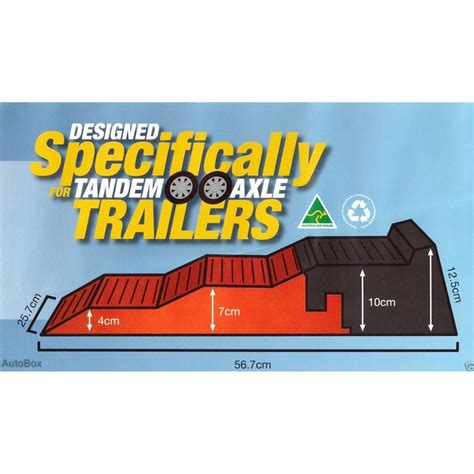 EXPLORE CARAVAN LEVELLING RAMPS RV TRAILER TANDEM DUAL AXLE 4 PIECE LEVEL RAMP - Explore