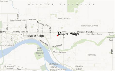 Maple Ridge Location Guide