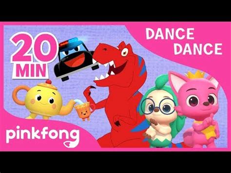 Tyrannosaurus-Rex and more | Dance Dance | +Compilation | Pinkfong ...