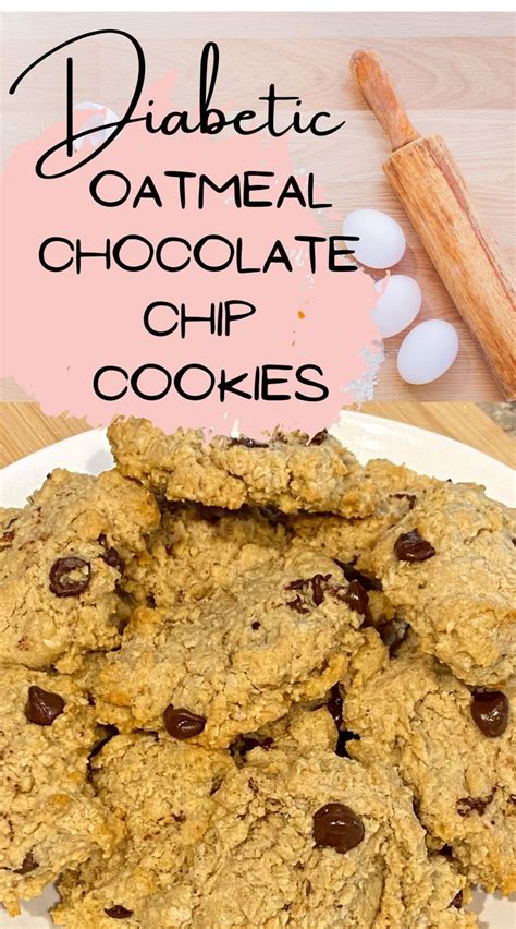 The perfect low-carb Oatmeal Chocolate Chip Cookie recipe for diabetics. Easy to make and tastes ...