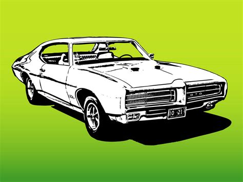 Retro Car Graphics Vector Art & Graphics | freevector.com