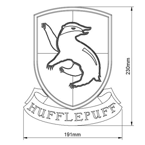 Hufflepuff Coloring Pages