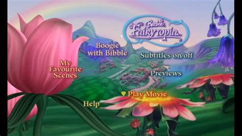 Barbie: Fairytopia (2005) - Dvd Menu Walkthrough - YouTube