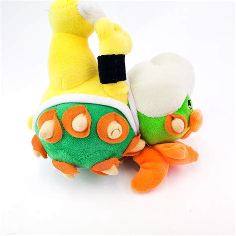 Super Mario Bros Plush Bowser Jr Koopa Toy Figure Stuffed Animal Sanei ...