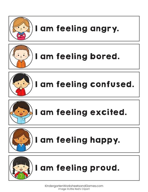 Feelings And Emotions Worksheet