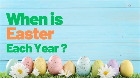 How Easter is Determined Each Year | Easter Yearly Dates | Why The ...