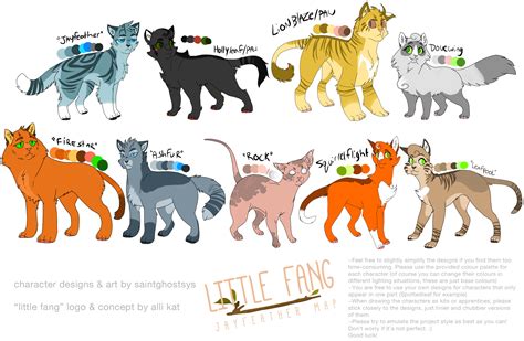 Warrior Cats Designs for MAP | Warrior cat drawings, Warrior cat ...