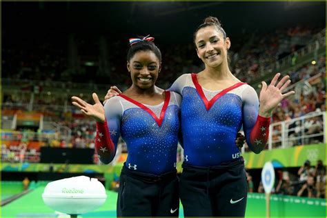 Simone Biles & Aly Raisman Take the Top Spots During Gymnastics Floor Exercise | Photo 1011577 ...