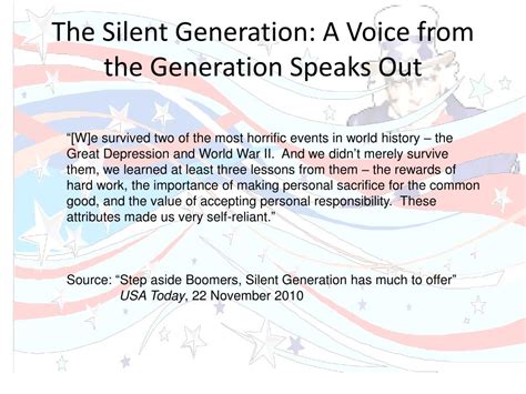 PPT - The Silent Generation PowerPoint Presentation, free download - ID ...