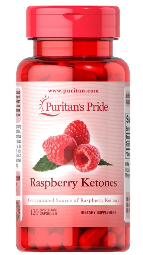 Raspberry Ketones 100 mg, 120 Rapid Release Capsules (51506) | Puritan ...