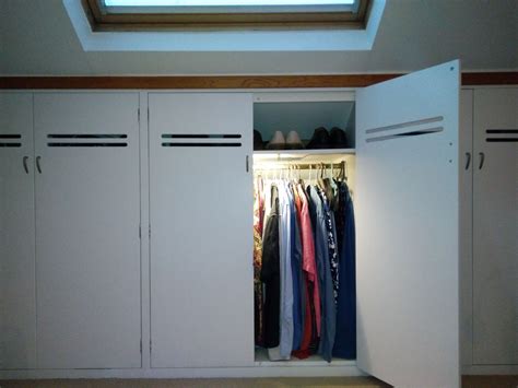Attic Storage - Under the Eaves | Fitted bedroom furniture, Bedroom alcove, Attic bedroom storage