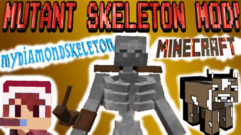 MINECRAFT: MUTANT SKELETON Mod - Mutant Creatures (New Attacks, Skeleton Armor) [1.6.4 ...