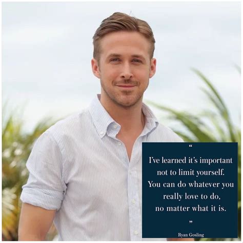 Ryan Gosling is well known for his acting and singing. I hope this ...