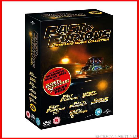 FAST AND FURIOUS - COMPLETE MOVIE COLLECTION 1 - 6 **BRAND NEW DVD BOXSET*** | eBay