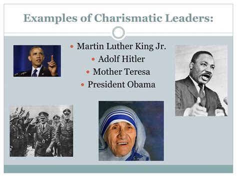 An Example Of A Charismatic Leader | Logical Biz