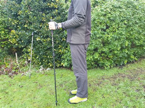 Nordic walking poles – Getting the right height.