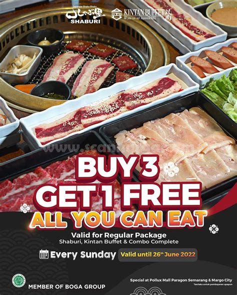 Shaburi & Kintan Buffet Promo All You Can Eat - Buy 3 Get 1 Free ...