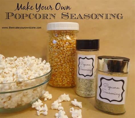 Homemade Gifts: Popcorn Seasoning - The Make Your Own Zone